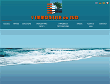 Tablet Screenshot of immo-du-sud.com